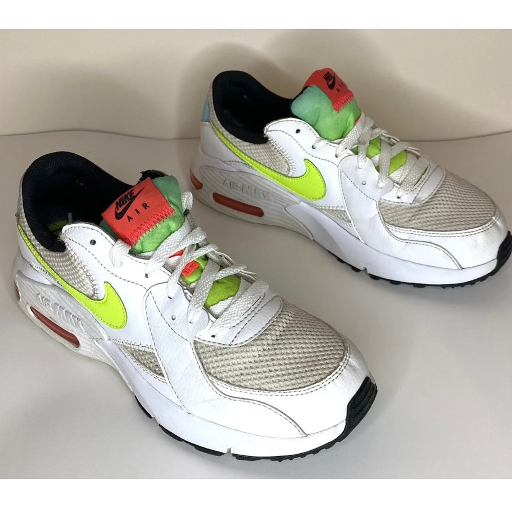 Size 8 - Nike Air Max Excee White Volt 2019 Women’s